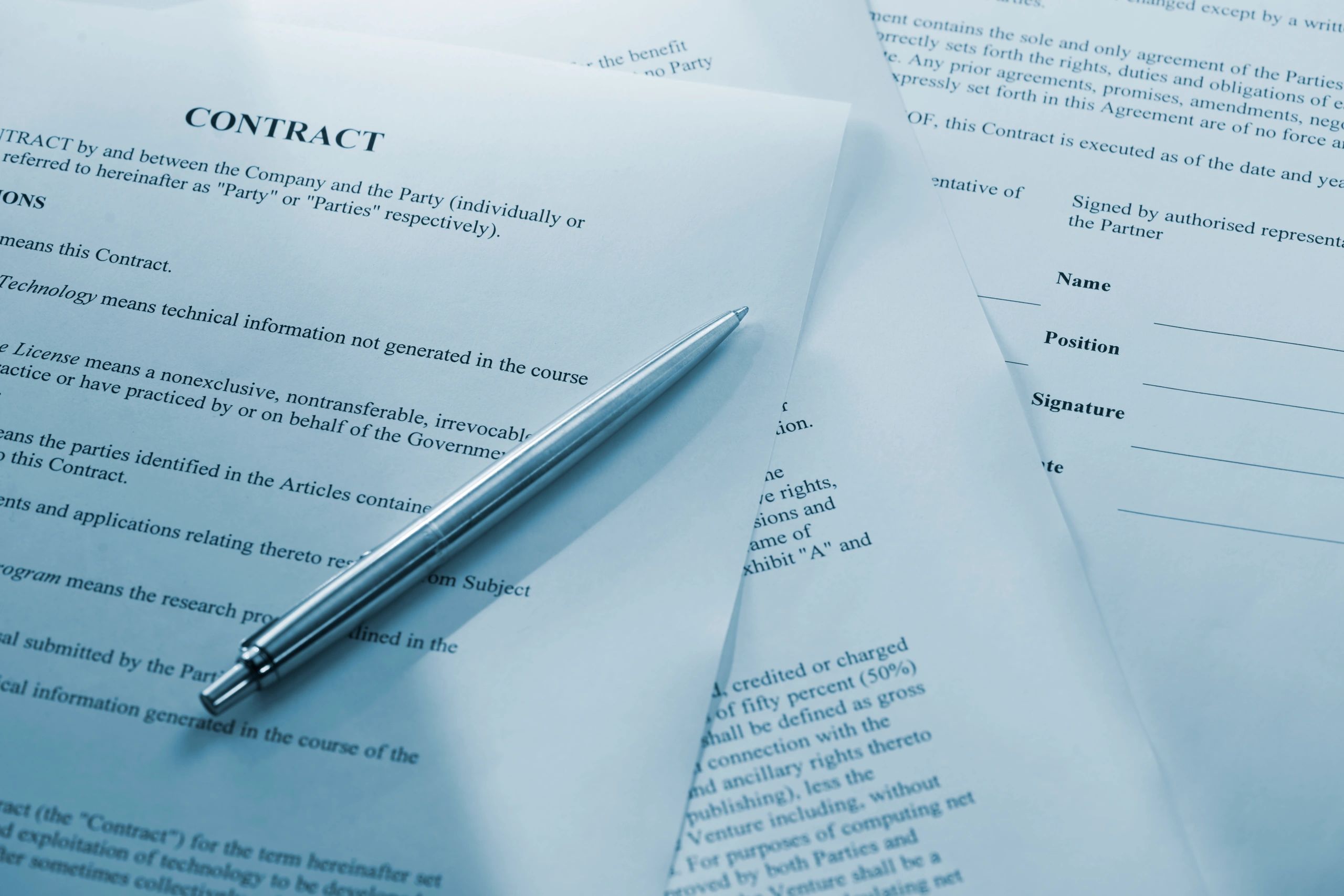 public sector contract documents