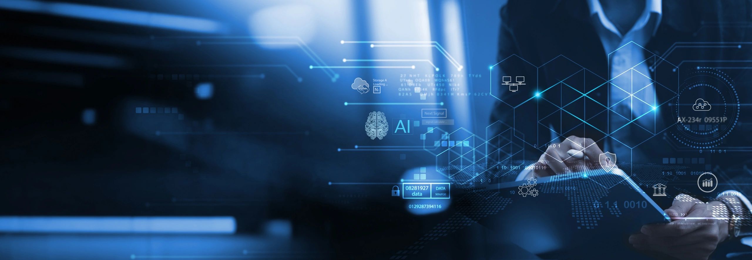 AI technology abstract government