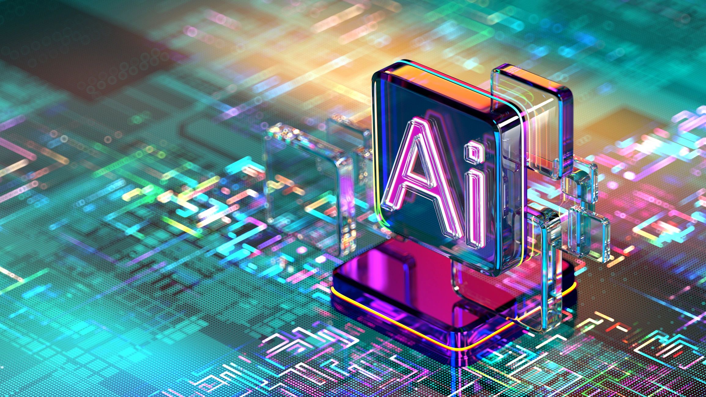 AI technology abstract government